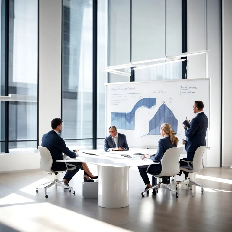 Group of executives in leadership workshop